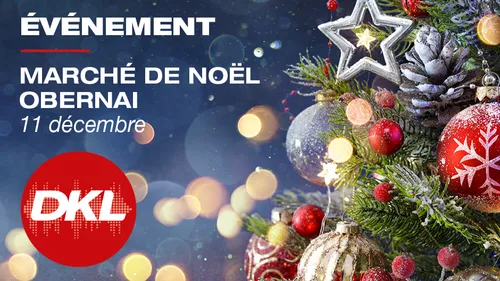 DKL au marché de Noël d'Obernai